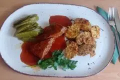 Lammrücken mit Parmesan-Kartoffeln