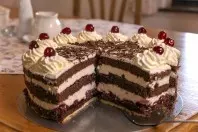 Einfache Schwarzwälder Kirschtorte