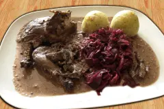 Nutria mit Pilzso&szlig;e