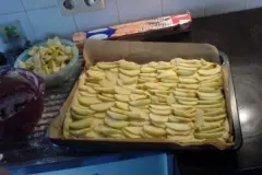 Apfelkuchen mit Puddingdecke