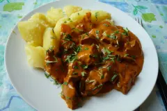 Ragout aus Rinderherz