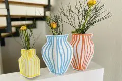 Vase aus Papier basteln &ndash; DIY im Comic-Style
