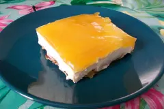 Schoko-Bananen-Kuchen mit Maracujaspiegel