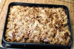 Apfelkuchen mit Mandelblättchen & Streusel