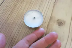 Stachel aus Finger entfernen mit Wachs und Wasser