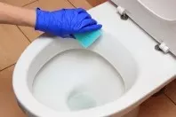 Hartnäckiger Kalk im Toilettenbecken