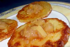 Kartoffelpuffer aus dem Entsafter