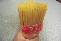Spaghettipackung cool öffnen
