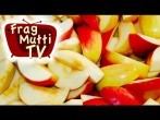 Geschnittenen Apfel frisch halten | Frag Mutti TV