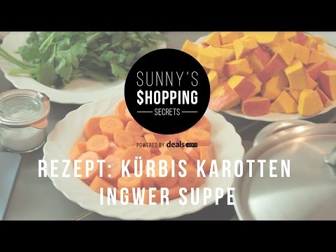 Hokkaido Kürbis Karotten Ingwer Suppe