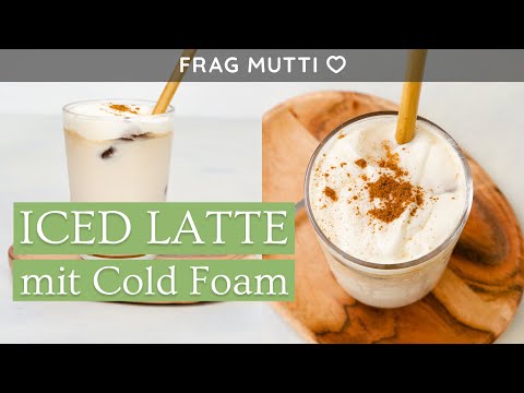 Iced Latte mit Cold Foam