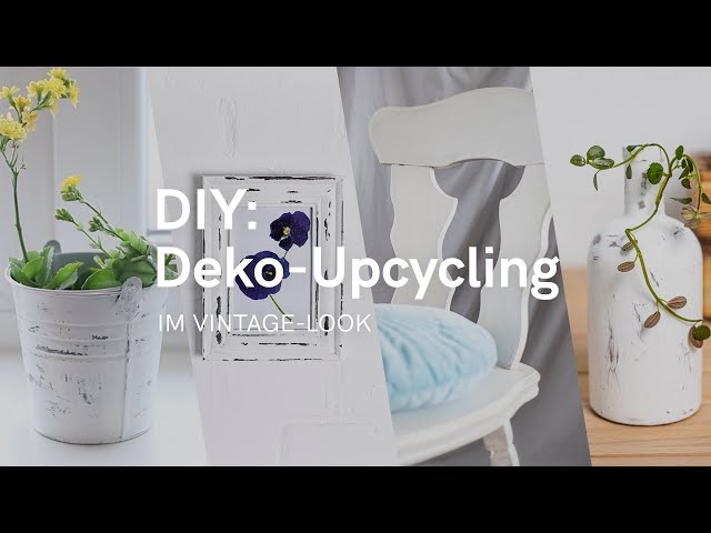 Shabby Chic selber machen mit Kreidefarbe | Deko-Upcycling DIY