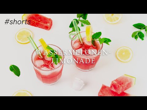 Wassermelonen-Limonade ohne Zucker selber machen