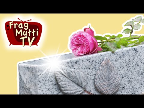 Grabstein reinigen - so geht's | Frag Mutti TV