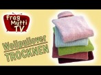 Wollpullover schneller trocknen | Frag Mutti TV