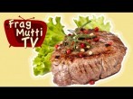 Video: Steak richtig braten - saftig, rare, medium, lecker